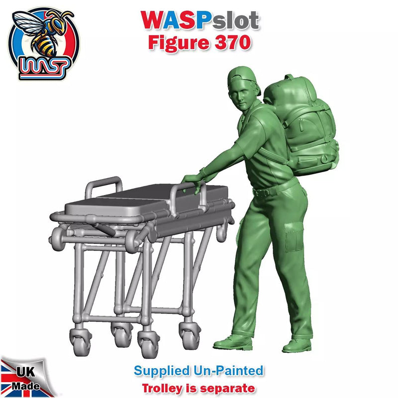 Trackside Unpainted Figures Paramedics x 3 Scenery Set 125 1:32 Wasp