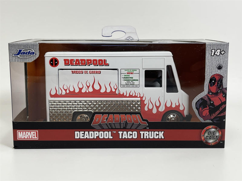 Deadpool Taco Truck White Red 1:32 Scale Jada 99800