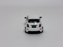 Abarth 595 LB Works Abas Works Gara White LHD 1:64 Mini GT MGT00809L