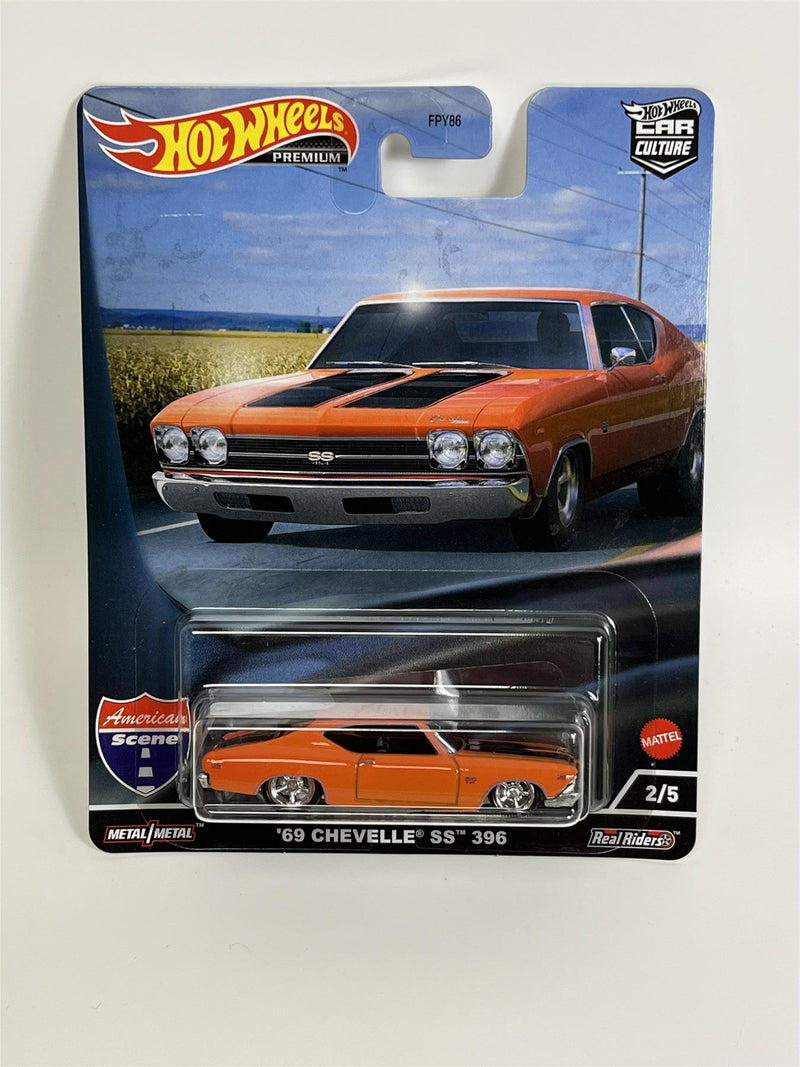 Hot Wheels American Scene 1969 Chevelle SS 396 Real Riders HCJ83