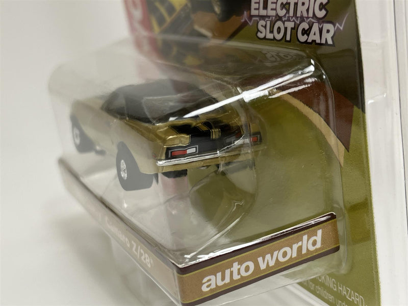 1968 Chevy Camaro Z/28 Gold Thunderjet Ultra G HO Slot Car Auto World SC379-5