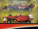 Ferrari Formula 1 Set of 7 Cars with Display Stand 1:43 Scale Bburago 36864