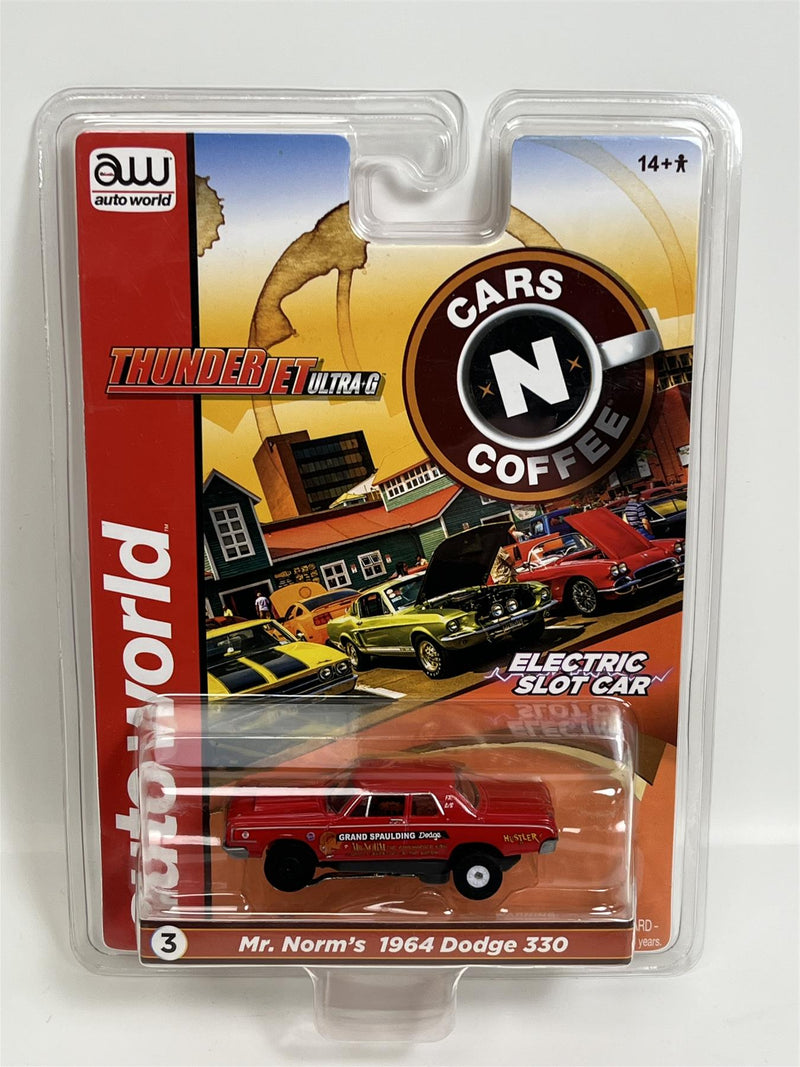 1964 Dodge 330 Mr Norm's Thunderjet Ultra G HO Slot Car Auto World SC379-3