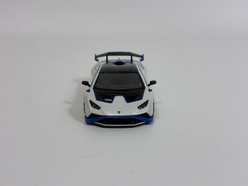 Lamborghini Huracan STO Bianco Asopo RHD 1:64 Scale Mini GT MGT00788R