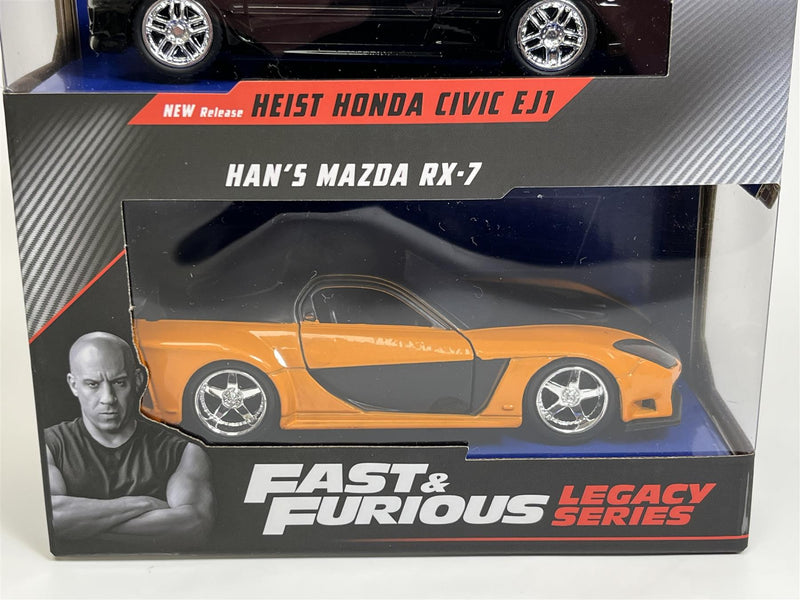 Fast and Furious Twin Set Heist Honda and Hans Mazda 1:32 253202011