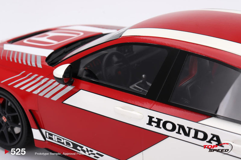 Honda Civic Type R No.1 2023 Pace Car 1:18 Scale TSM TS0525