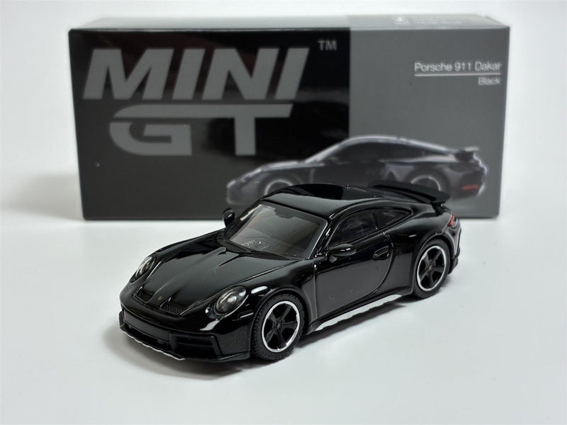 Porsche 911 Dakar Black RHD 1:64 Scale Mini GT MGT00958R