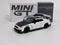 Nissan GT-R Nismo R35 2024 Brilliant White Pearl RHD 1:64 Mini GT MGT01045R