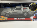 Back to the Future Time Machine Working Lights 1:24 Scale Jada 253255038