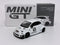 Abarth 595 LB Works Abas Works Gara White LHD 1:64 Mini GT MGT00809L