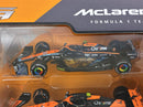 McLaren Formula 1 Set of 7 Cars with Display Stand 1:43 Scale Bburago 38169