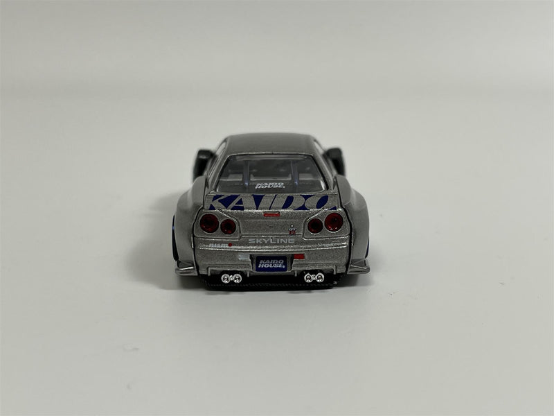 Nissan Skyline GT R R34 Kaido Works Shinjuku V1 1:64 Mini GT KHMG143