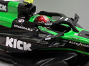 Formula 1 Stake Kick Team Set of 2 Cars Bottas and Guanyu C44 2024 1:64 Scale Spark Y417
