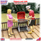 Trackside Unpainted Figures Couple BBQ x 2 Scenery Display Set 106 1:32 Scale Wasp