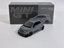 LB-Works Abas Works Abarth 595 Grey LHD 1:64 Mini GT MGT00995L