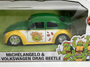 TMNT Michelangelo and 1959 Volkswagen Drag Beetle 1:24 Jada 253285002