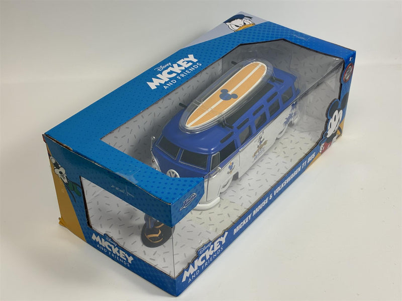 Mickey and Friends Volkswagen T1 Bus with Mickey Mouse Figure 1:24 Jada 33179