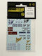 Mitoos M553 Gauloises Waterslide 1:32 Scale Decals New