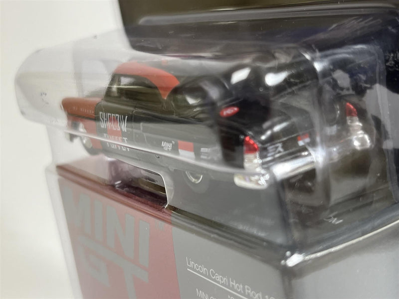 Lincoln Capri Hot Rod 1954 Shadow Puppett 1:64 Scale Mini GT MGT00874BL