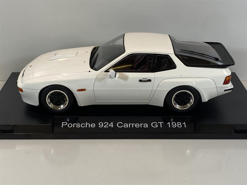 Porsche 924 Carrera GT 1981 White 1:18 Scale Model Car Group MCG18197D
