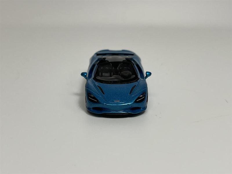 McLaren 750S Spider Belize Blue LHD 1:64 Scale Mini GT MGT00812L