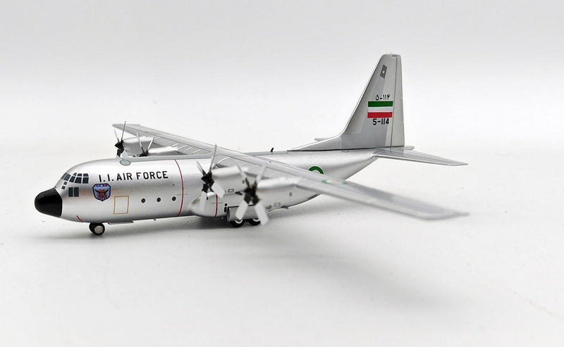 Lockheed C-130E Iran Air Force 5-114 With Stand 1:200 Inflight200 IFART02114IIH