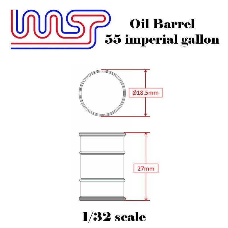 Jet 5 x Barrel Drum 1:32 Scale Slot Car Track Scenery Wasp