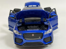 Jaguar F Pace Blue LHD Light and Sound 1:32 Scale Tayumo 32110020