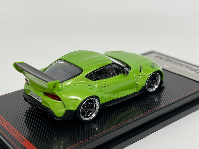 Pandem Supra A90 Green Metallic 1:64 Scale Ignition Model 2336