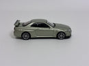 Nissan Skyline GT-R R34 V-Spec II Nur Millenium Jade RHD 1:64 Mini GT MGT01003R