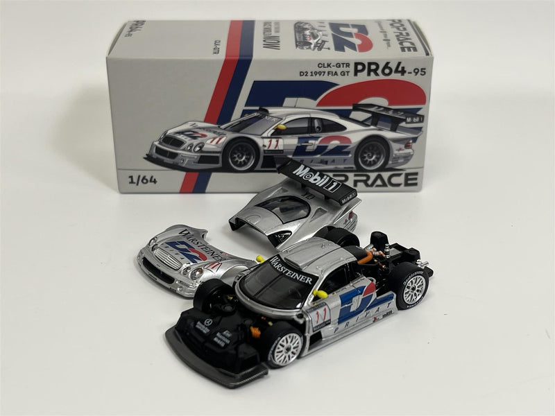 Mercedes Benz CLK AMG GTR 1997 FIA GT D2 Privat 1:64 Scale Pop Race PR640095