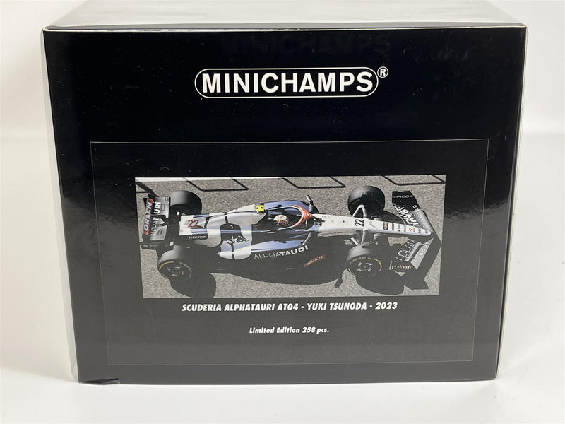 Yuki Tsunoda 2023 Scuderia Alphatauri AT04 1:18 Minichamps 117230122