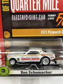 1973 Plymouth Cuda Don Schumacher HO Scale Slot Car Auto World SC369-3