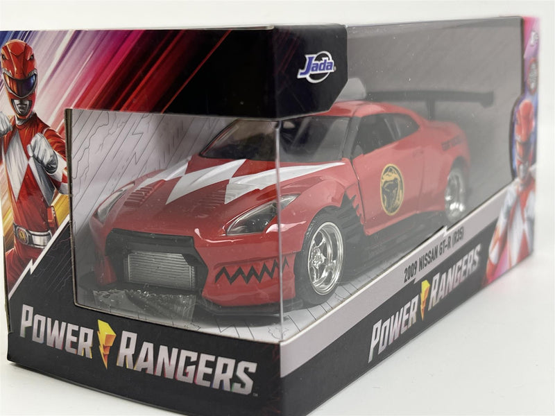 Power Rangers Nissan GT R R35 2009 Red 1:32 Scale Jada 31827