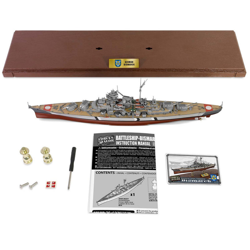 Bismark Battleship Full Hull Series 1:700 Scale Forces of Valor 861152A