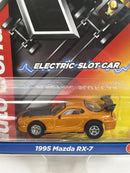 1995 Mazda RX-7 Orange HO Scale Slot Car X Traction Auto World SC368-5