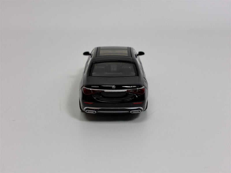 Mercedes Maybach S 680 Black RHD 1:64 Scale Mini GT MGT00977R