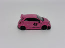 Abarth 595 LB Works Abas Works Pink RHD 1:64 Mini GT MGT00851R