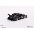 a black toy car with gold rims