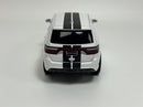 Dodge Durango SRT Pull Back & Go White With Black Stripes LHD 1:36 Tayumo 36145222