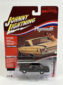 1967 Plymouth GTX Black 1:64 Johnny Lightning JLMCO30B