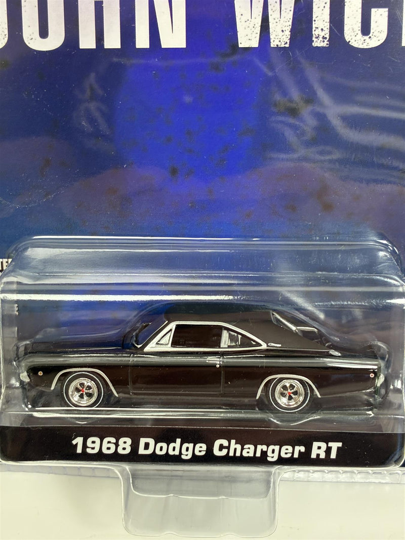 John Wick 1968 Dodge Charger RT Black 1:64 Scale Greenlight 44930E