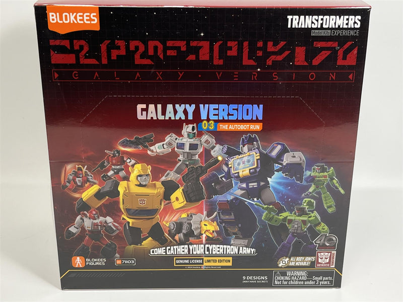 Transformers 9 Model Kits Galaxy Version 03 The Autobot Run Assortment 12 cm Blokees 71103