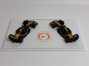 Formula 1 McLaren Team Set of 2 Cars Winner Constructor Season MCL38 2024 Norris and Piastri 1:64 Scale Spark Y418