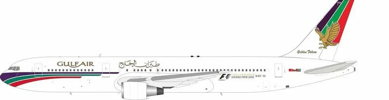 Gulf Air Boeing 767-3P6/ER A40-GI Stand 60 Models 1:200 Retro Models IFRM76302