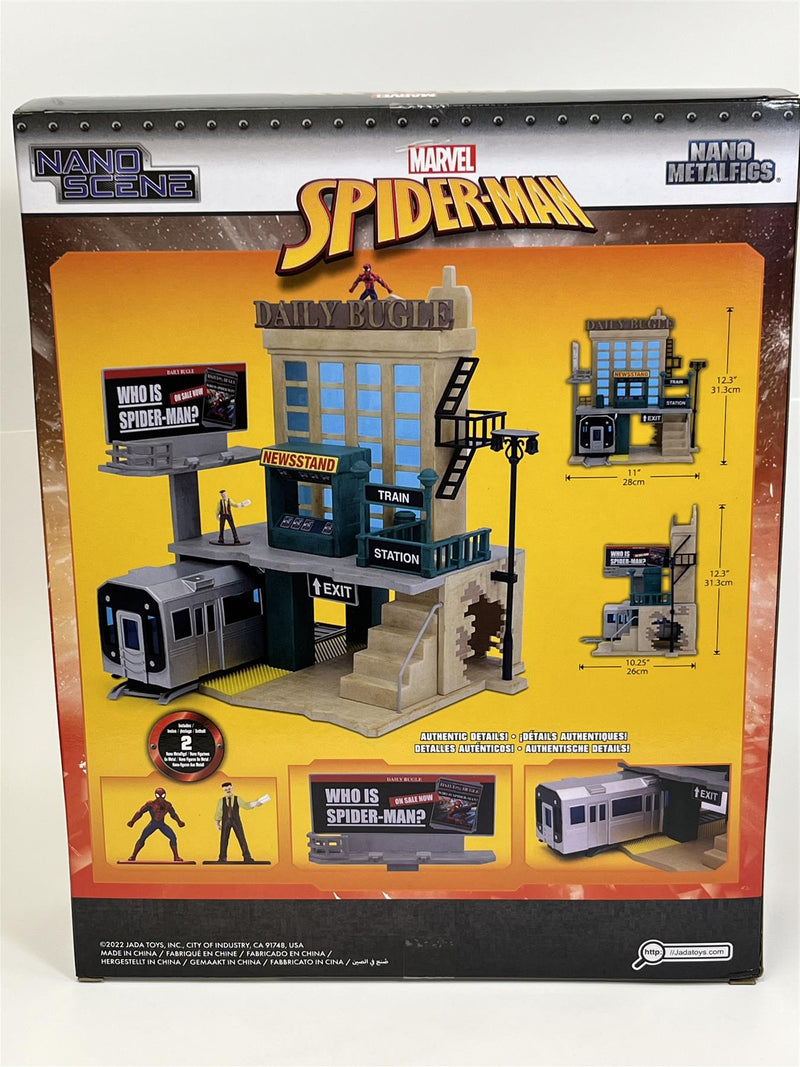 Spiderman Daily Bugle Nano Scene with Nano Figures Jada 253225012