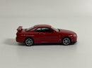 Nissan Skyline GT R R34 V Spec Active Red RHD 1:64 Mini GT MGT00796R