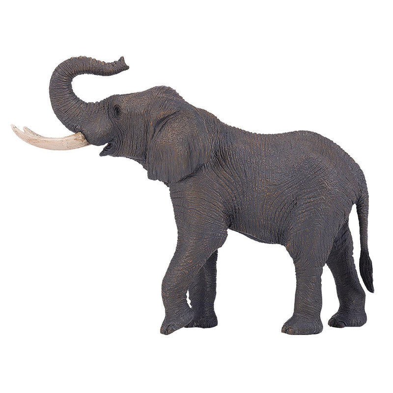 African Bull Elephant Wildlife Toy Figure 11.5 cm Height Approx Mojo Fun 381005