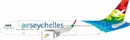 Air Seychelles Airbus A320-251N S7-PTI With Stand 1:200 Scale Inflight200 IF3200725
