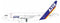 Airbus A318-122 F-WWIB With Stand 1:200 Scale Inflight200 IF318HOUSE-IB